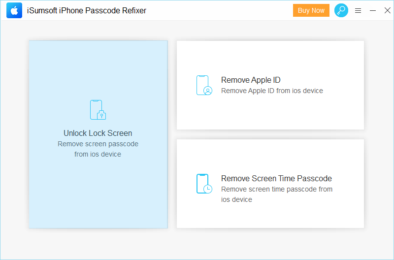 choose Unlock Lock Screen option 
