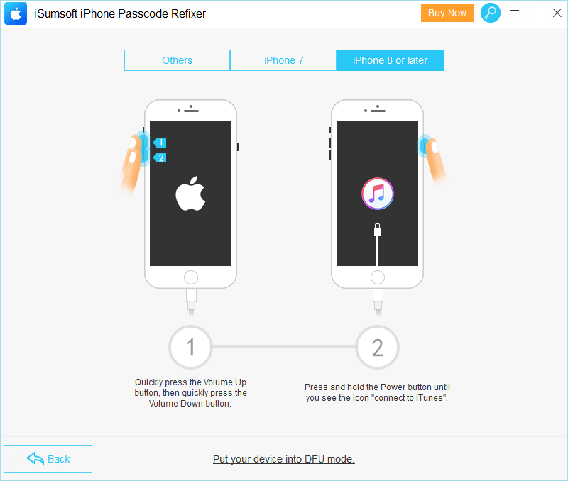 set iPhone into recovery mode