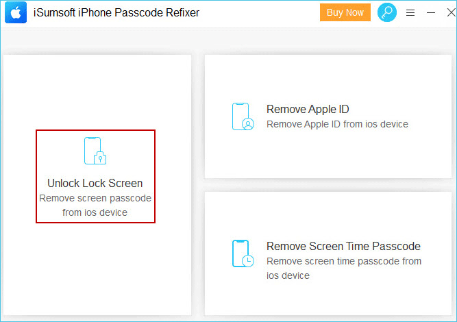 choose Unlock Lock Screen feature