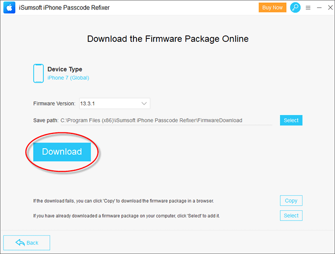 click Download