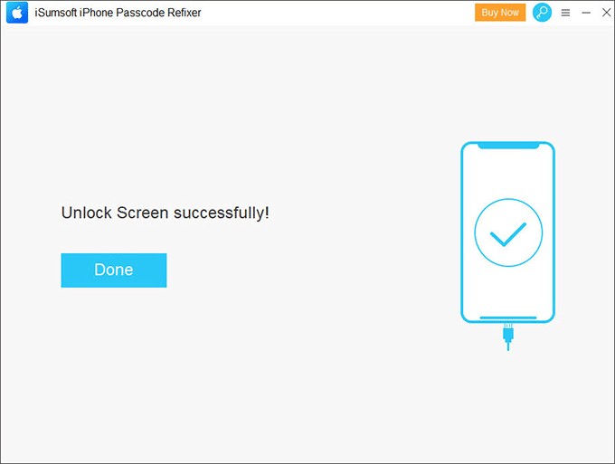 unlock iPhone successfully