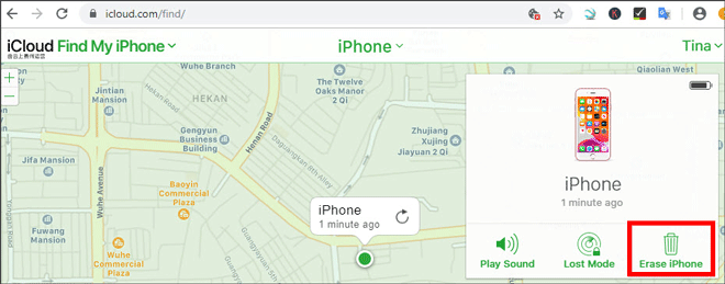 erase iPhone