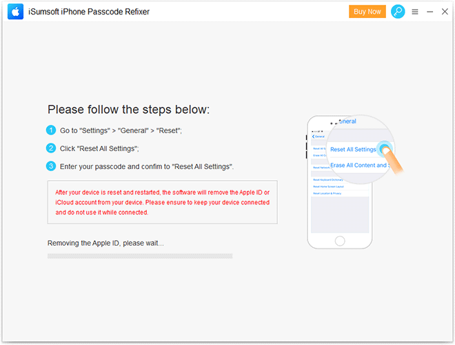 reset iPhone