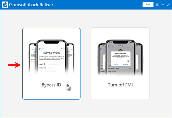 choose Bypass ID