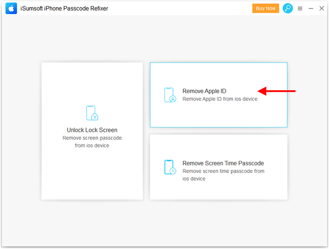select Remove Apple ID