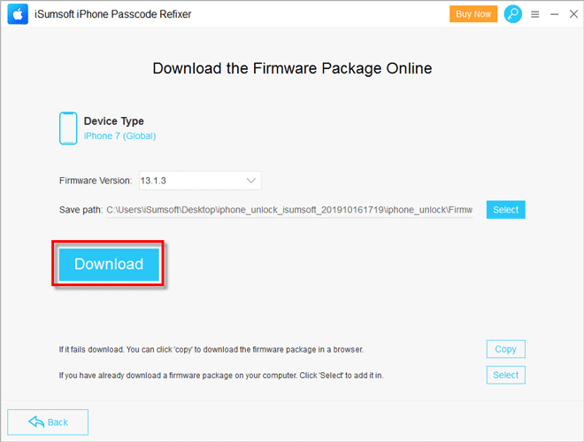 download firmware package