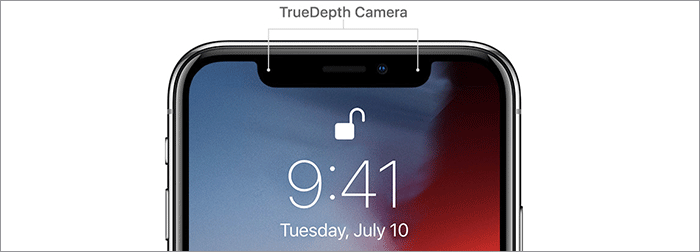 clean TrueDepth camera