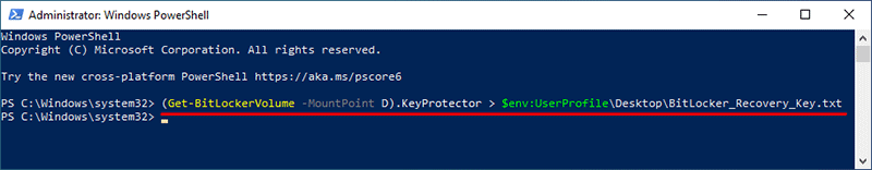type command in powershell
