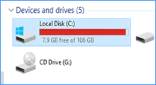 C drive is full without reason