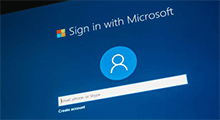 can't sign into microsoft account
