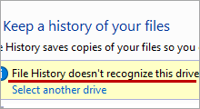 File History Does Not Recognize This Drive?  5 Effective Ways Here!