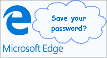 fix edge stopped prompting to save website password