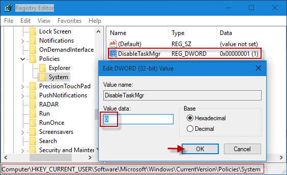 desabilitar gerenciador de ocupação windows xp user