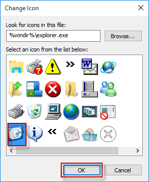 Select an icon