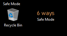 Boot Windows 10 in safe mode