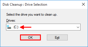 select system drive