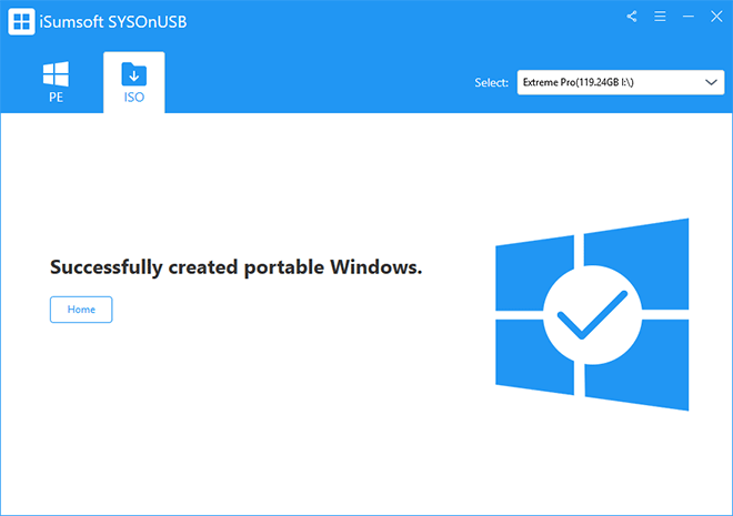 Windows 10 successfully installed