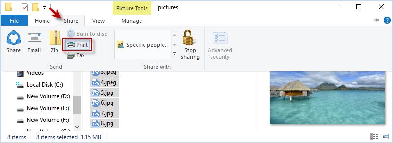 Convert a JPEG file into a PDF file
