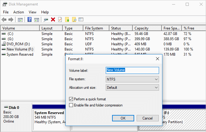 Format a BitLocker drive