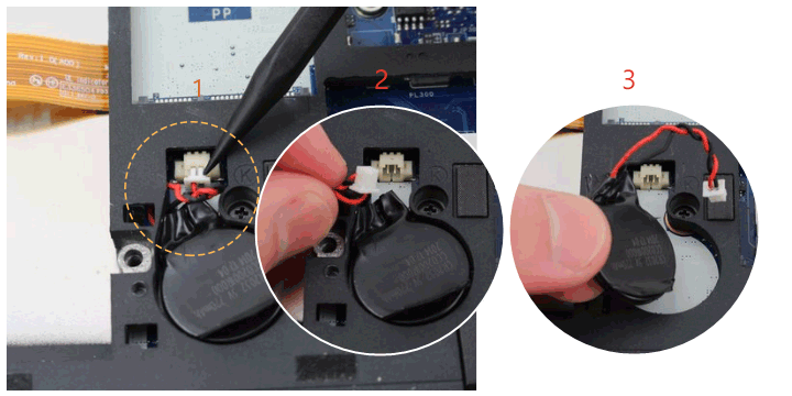 remove the CMOS battery