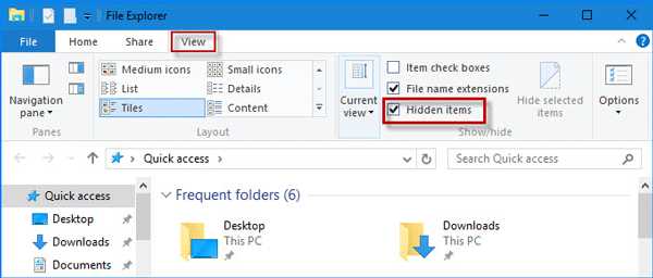 How To View Hidden Files In Windows 10 Cheap Sale, 52% OFF |  www.ingeniovirtual.com