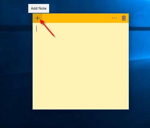 simple sticky notes for windows 10