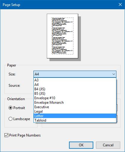 Change the appearance of a Wordpad document