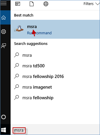 search msra