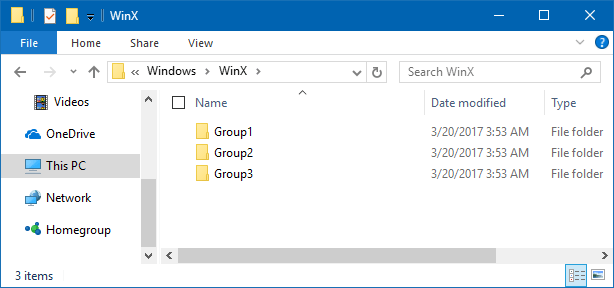 WinX Folder
