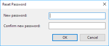 Do not set any password