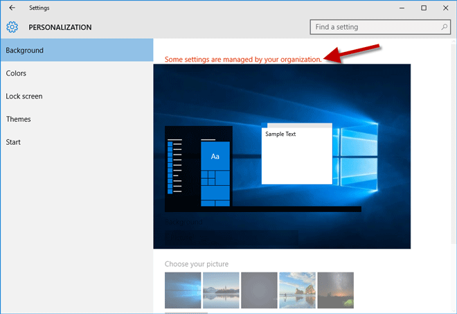 2 Options to Prevent Users from Changing Desktop Wallpaper in Windows 10