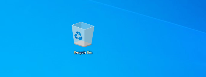 open Recycle Bin