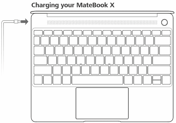 Charge Huawei MateBook