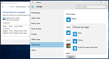 set Windows photo viewer as default image viewer