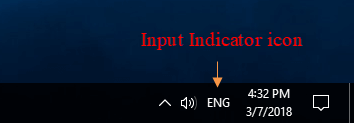 Input Indicator icon