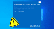 [Solved] SmartScreen Can't Be Reached Right Now on Windows 10