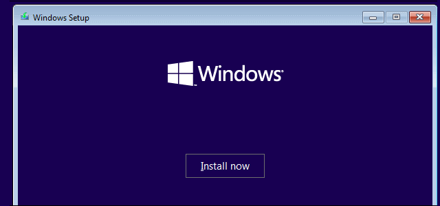 Clean install Windows 10