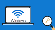 find saved wifi password in Windows 10