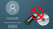 Windows 10 password reset without disk