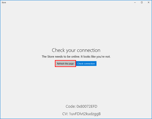 Fix Windows Store stops working problem