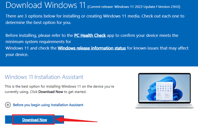 download windows- 11 installation assistant