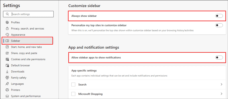 disable ads from microsoft edge
