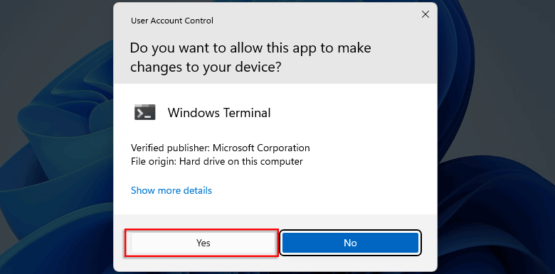 powershell-click-yes