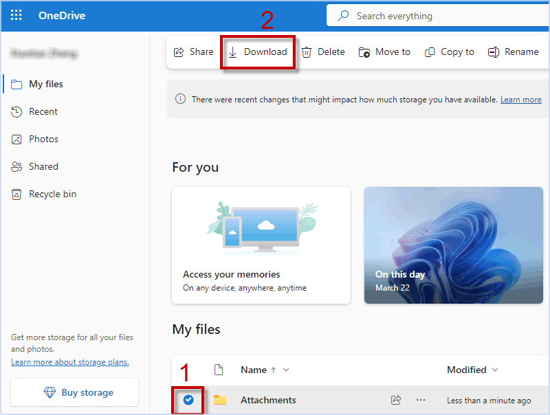 reocver permanently deleted files with OneDrive
