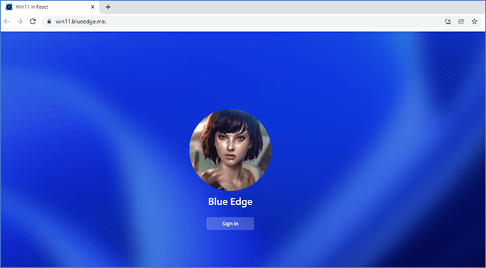navigate https://win11.blueedge.me