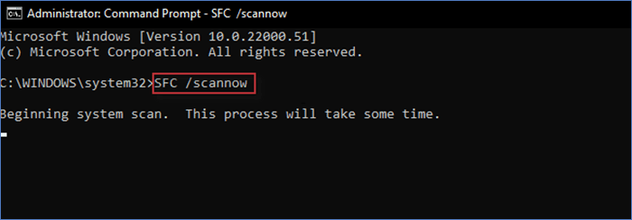 run SFC tool to fix the corrupted system files