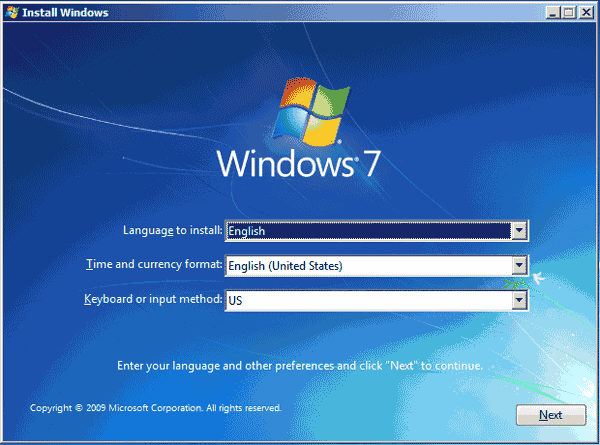 Install Windows