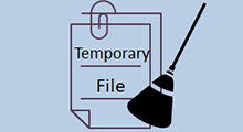 safely clean up temporary files