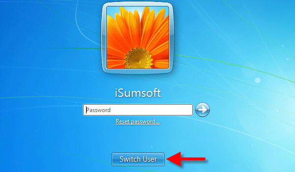 Switch User Button