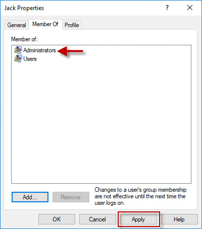 Apply changes